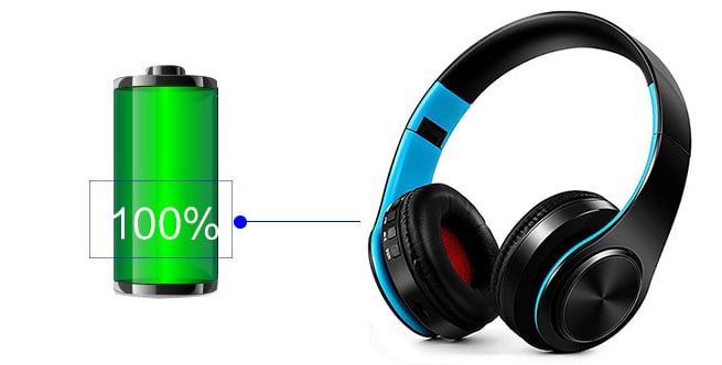 Bluetooth-hoofdtelefoon NBY LP660 batterij