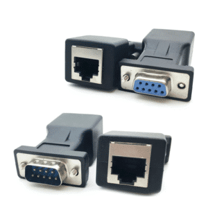 Connectors DB9 - RJ45 mother RS232 - CAT5