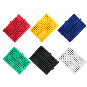 Breadboard with 170 holes all colors