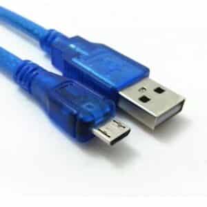 Blauwe USB-A 2.0-kabel